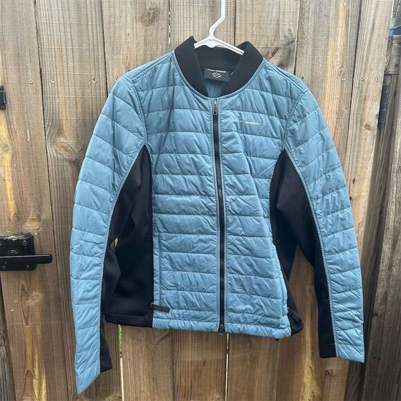 Harley-Davidson Women's Blue Mid Layer Jacket Size XL Lightweight Casual - Picture 1 of 7
